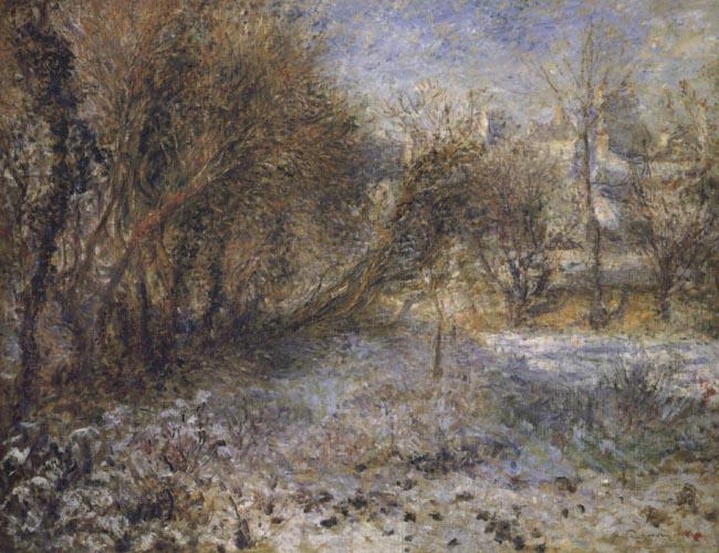 Pierre Renoir Snowy Landscape Spain oil painting art